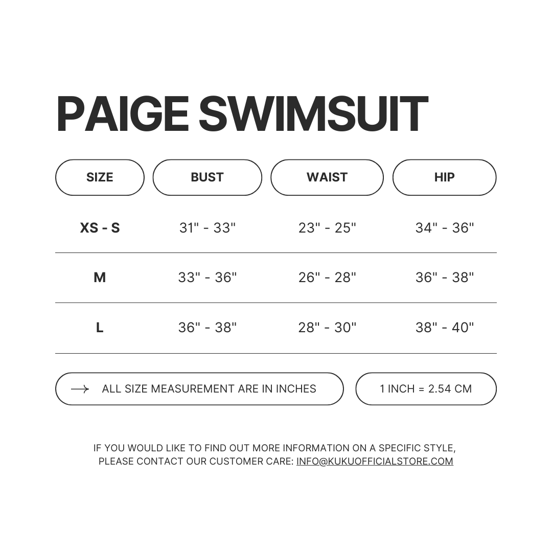 Paige Swimsuit - Blue - Kuku Official Store