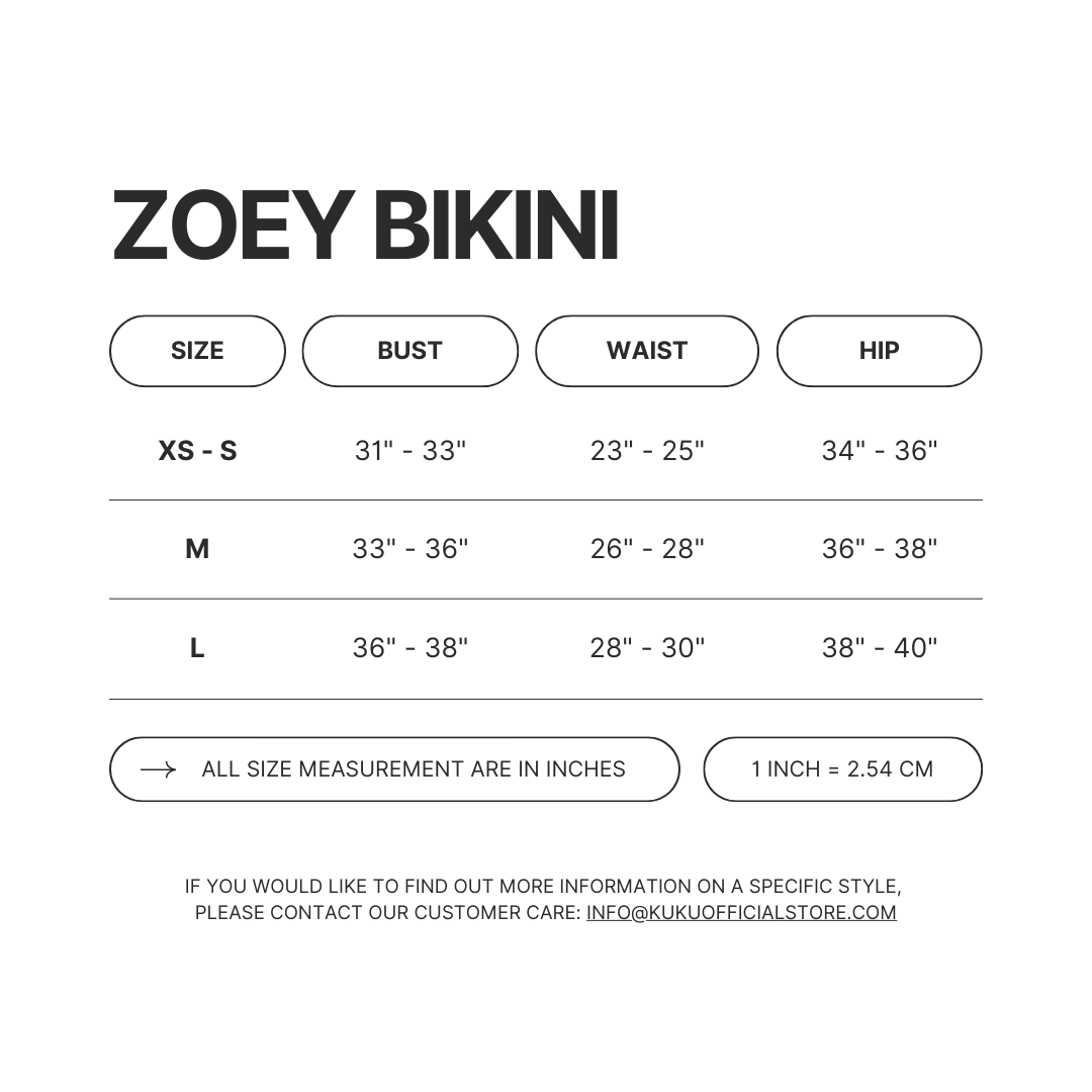 Zoey Bikini - Blue - Kuku Official Store