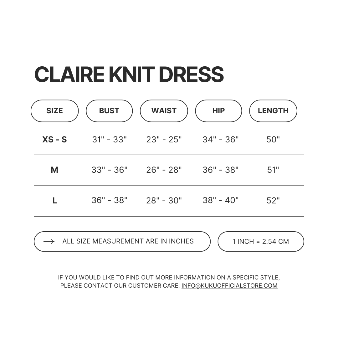 Claire Knit Dress - Black