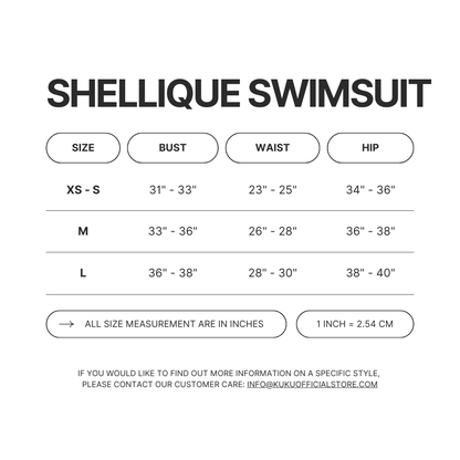 Shellique Swimsuit - Brown